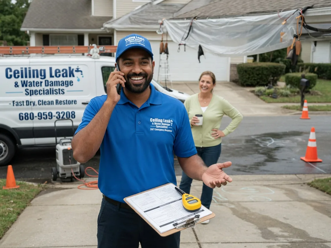 Ceiling Leak Cleanup Naytahwaush, MN FAQs